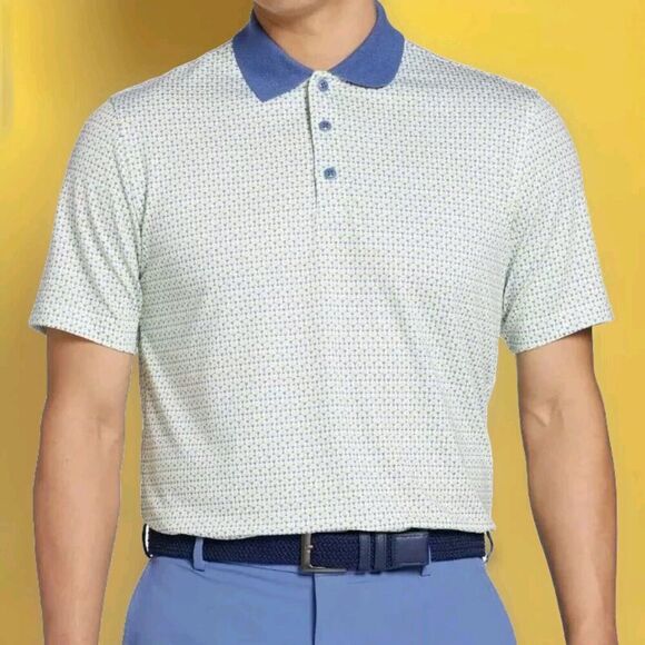 Walter Hagen Men's Clubhouse 19th Hole Golf Polo Shirt Size 2XL NWT A111 UV 30+ - Picture 1 of 7